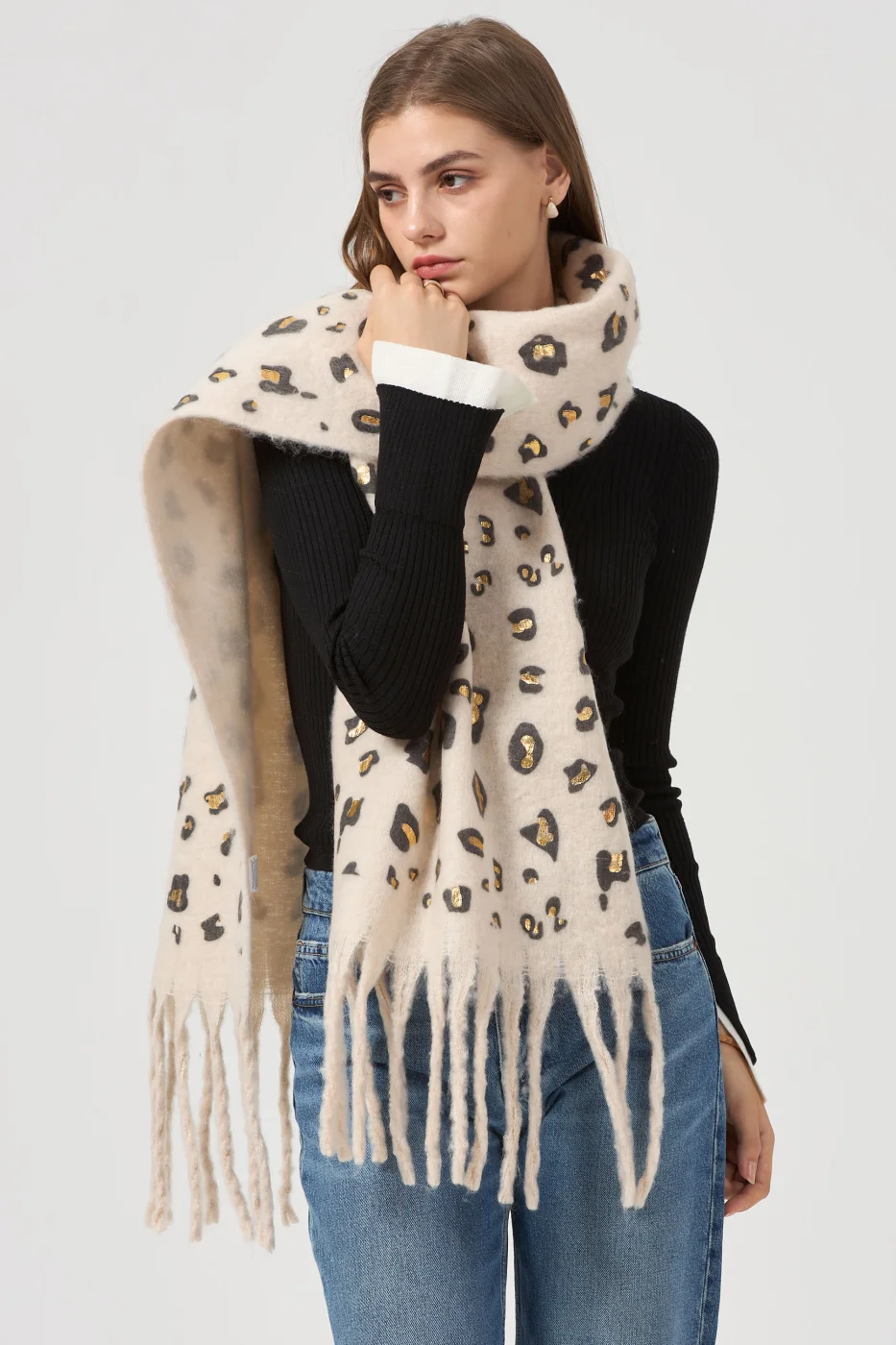 ECHARPE E-71885 80% Viscose 20% Laine | Equipement Mondial