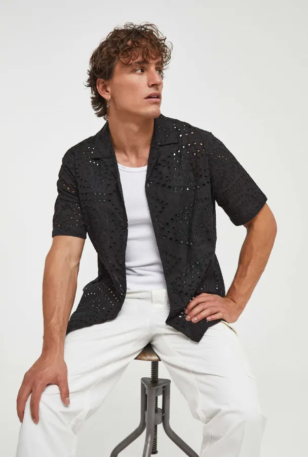 Camisa imperio bordado | R9 DENIM