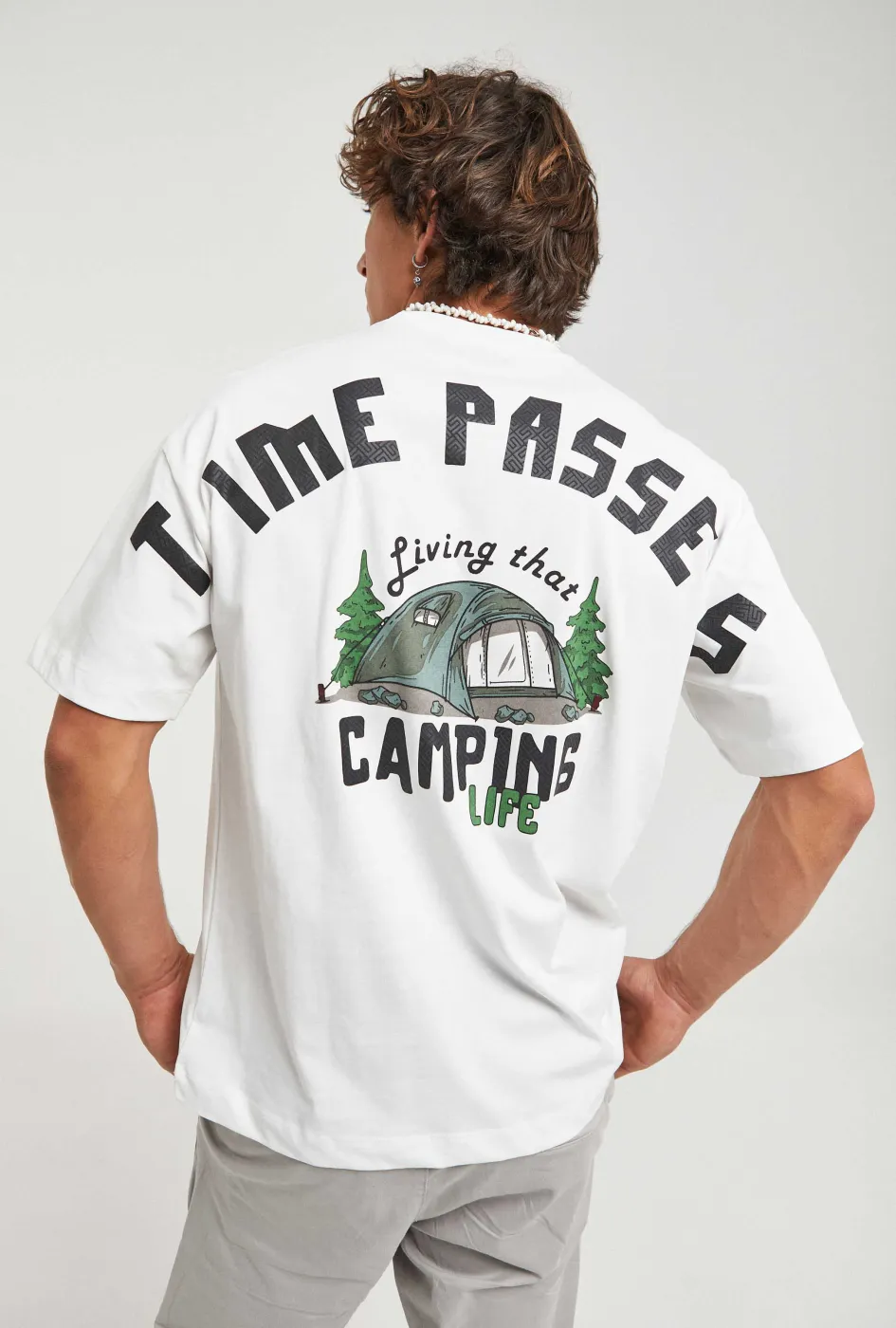 Camiseta oversize de imperio  | R9 DENIM