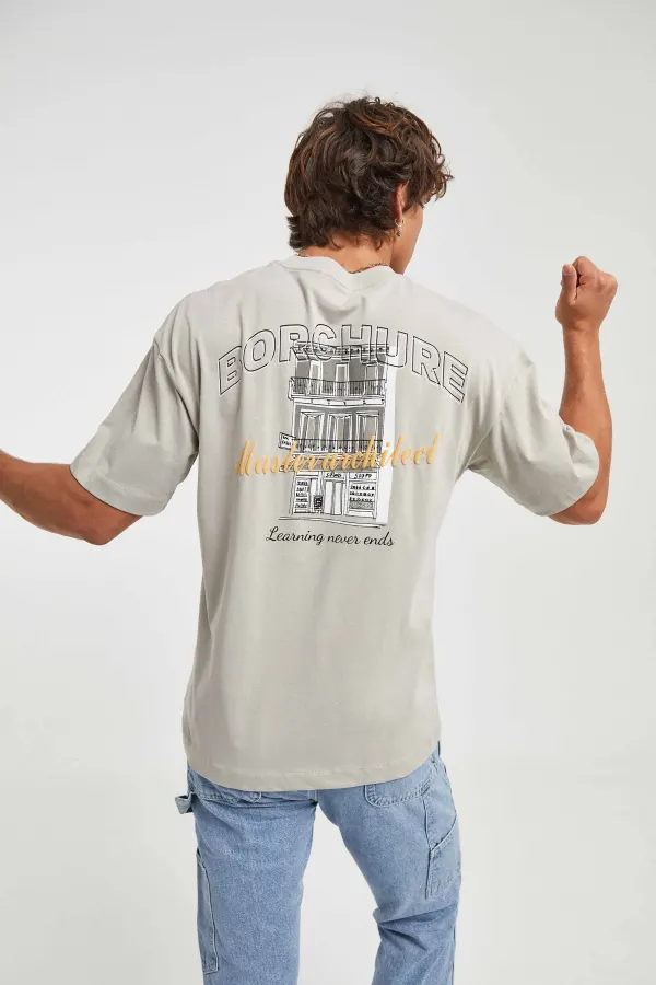 Camiseta oversize de imperio  | R9 DENIM