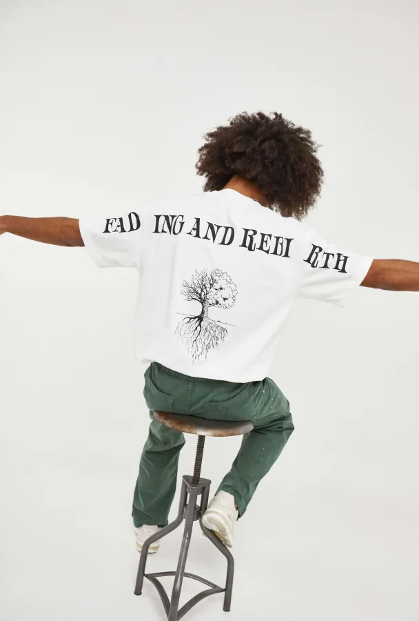 Camiseta oversize de imperio  | R9 DENIM