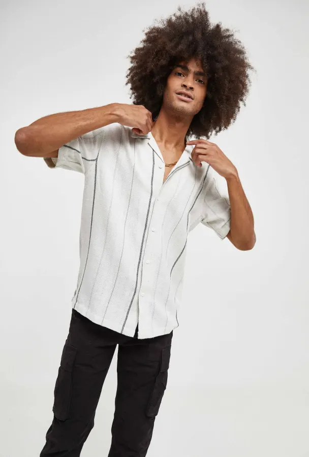 Camisa imperio estructura rayas | R9 DENIM