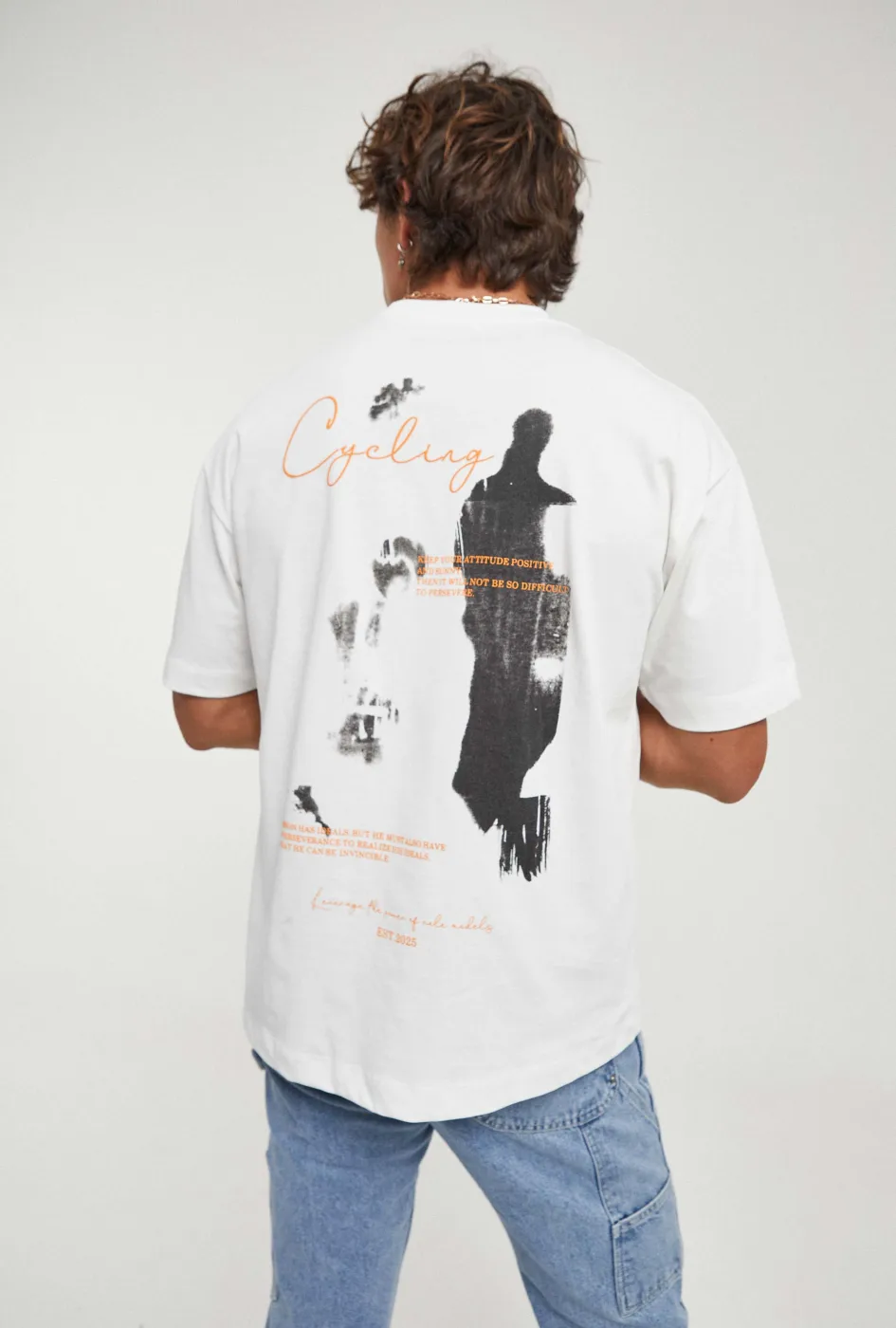 Camiseta oversize de imperio  | R9 DENIM