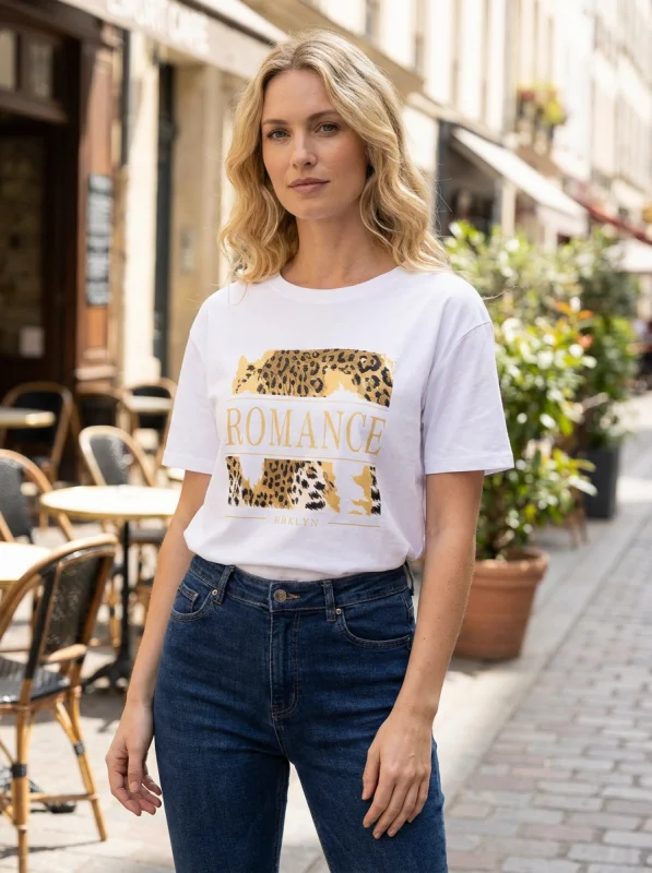 T-shirt léopard | Boutique Manon création