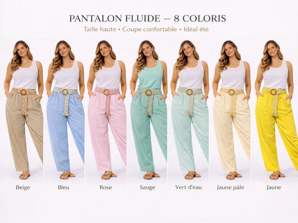 pantalons avec belle ceinture | Vintage Mode