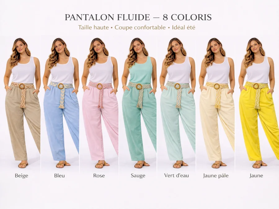 pantalons avec belle ceinture | Vintage Mode
