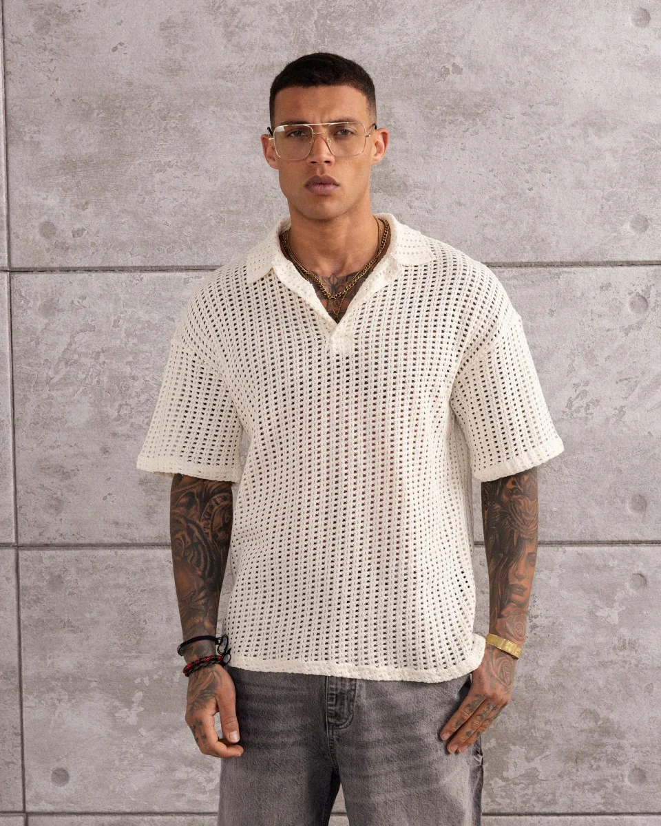 TSHIRT MAILLE CROCHET | STYLISH PARIS