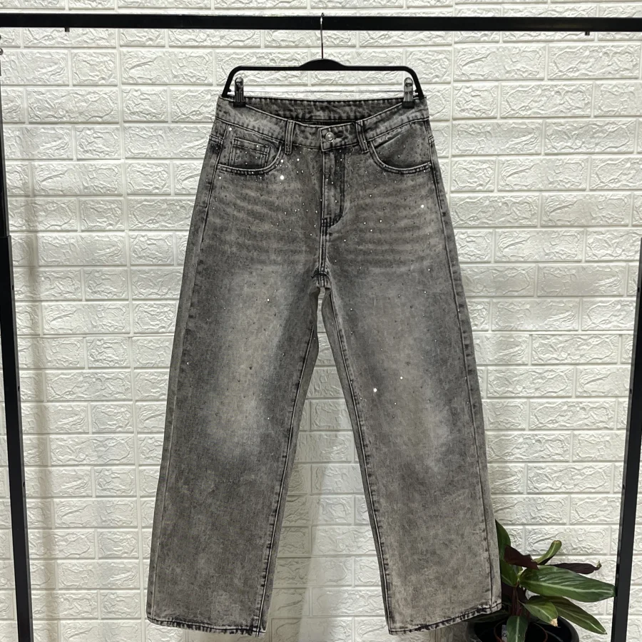 JEANS BAGGY A STRASS | STYLISH PARIS