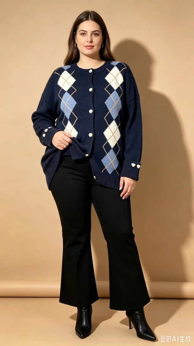 gilet jacquard | Chez Florem
