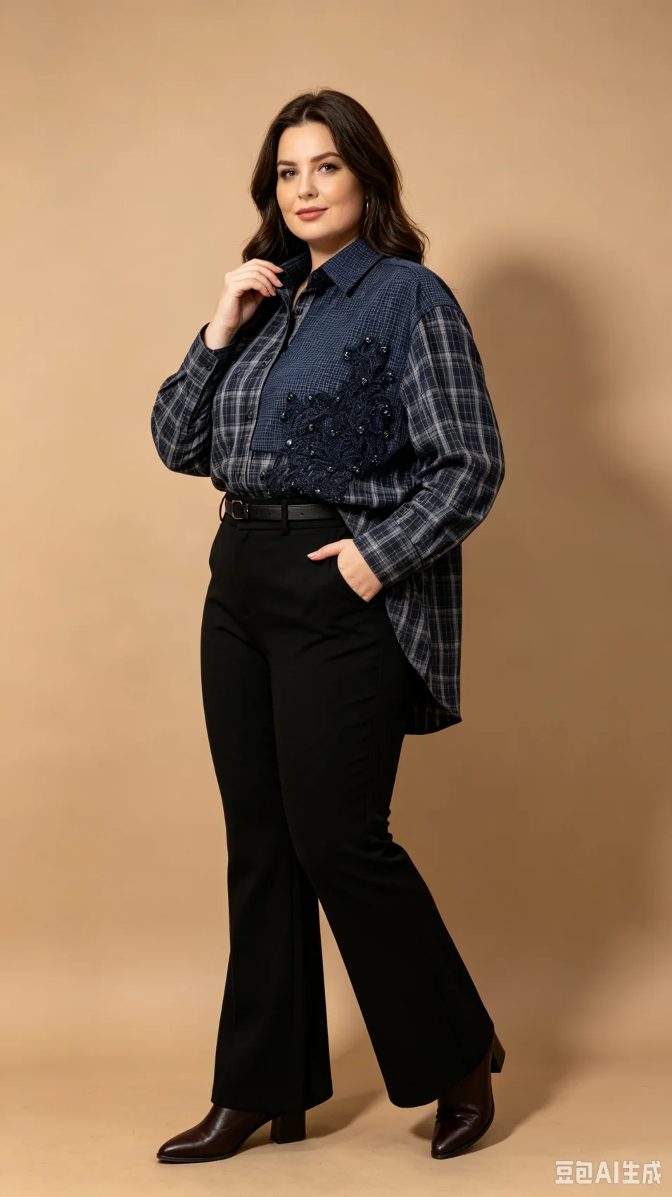 Chemise Carreau Jean | Chez Florem
