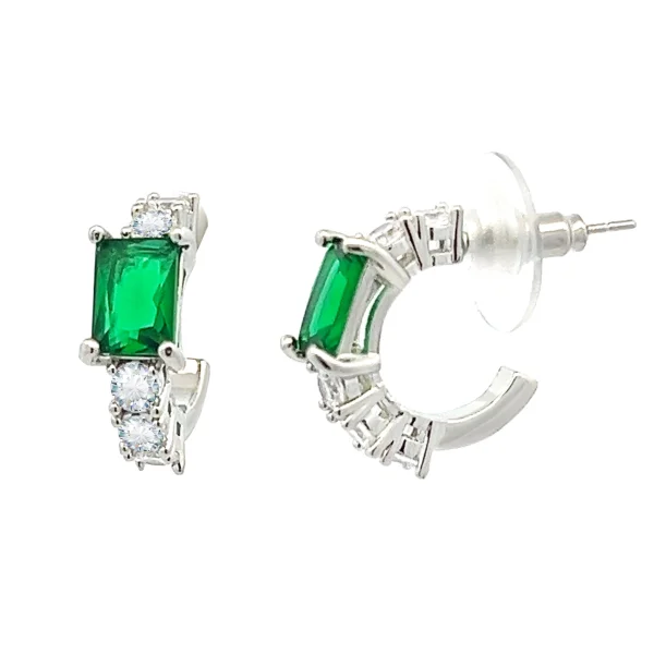 Orecchino Cerchio Zirconia | Maelle B. Fashionlab 