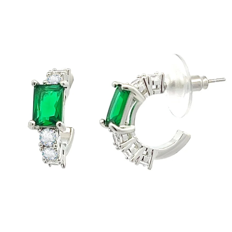 Orecchino Cerchio Zirconia | Maelle B. Fashionlab 