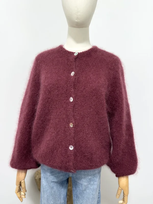 Gilet col rond fluffy | Valora Select