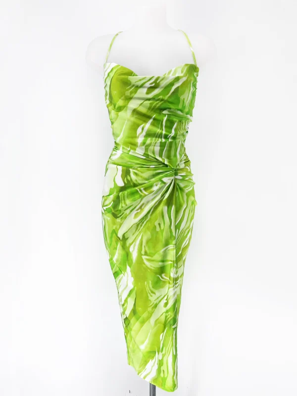 VESTIDO RASO ESTAMPADO | New Secret