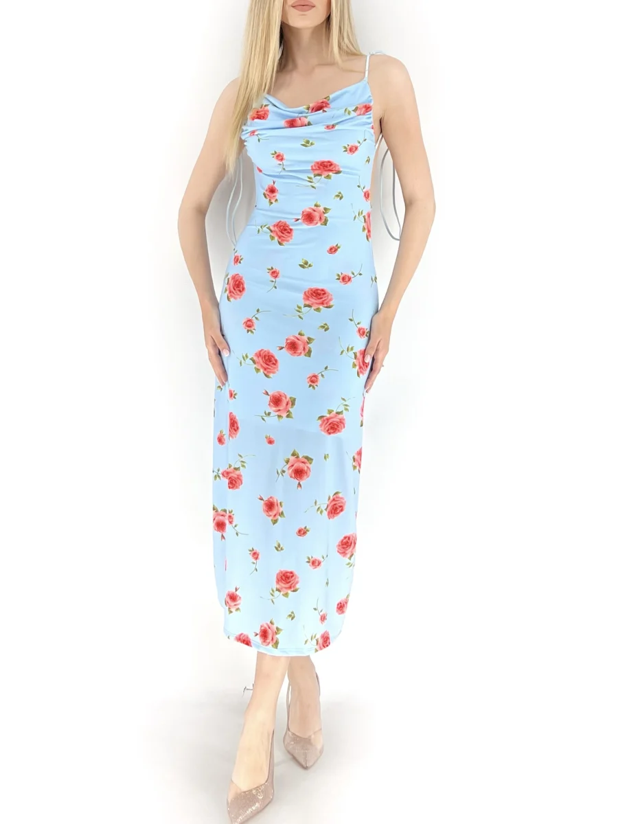 VESTIDO ESTAMPADO FLORES | New Secret
