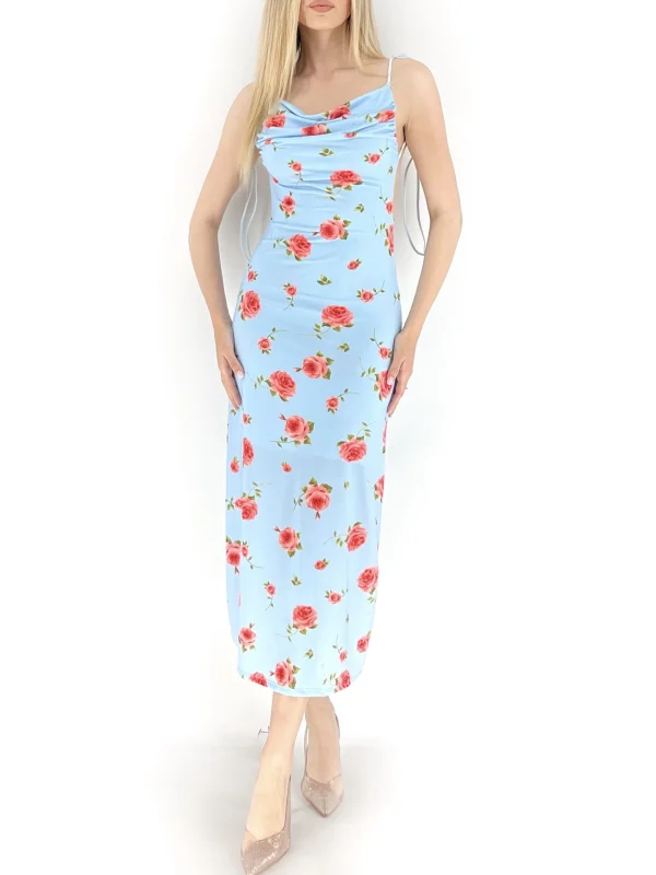VESTIDO ESTAMPADO FLORES | New Secret