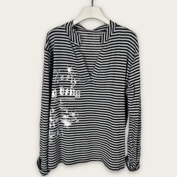 Maglia con collo camicia  | Maelle B. Fashionlab 