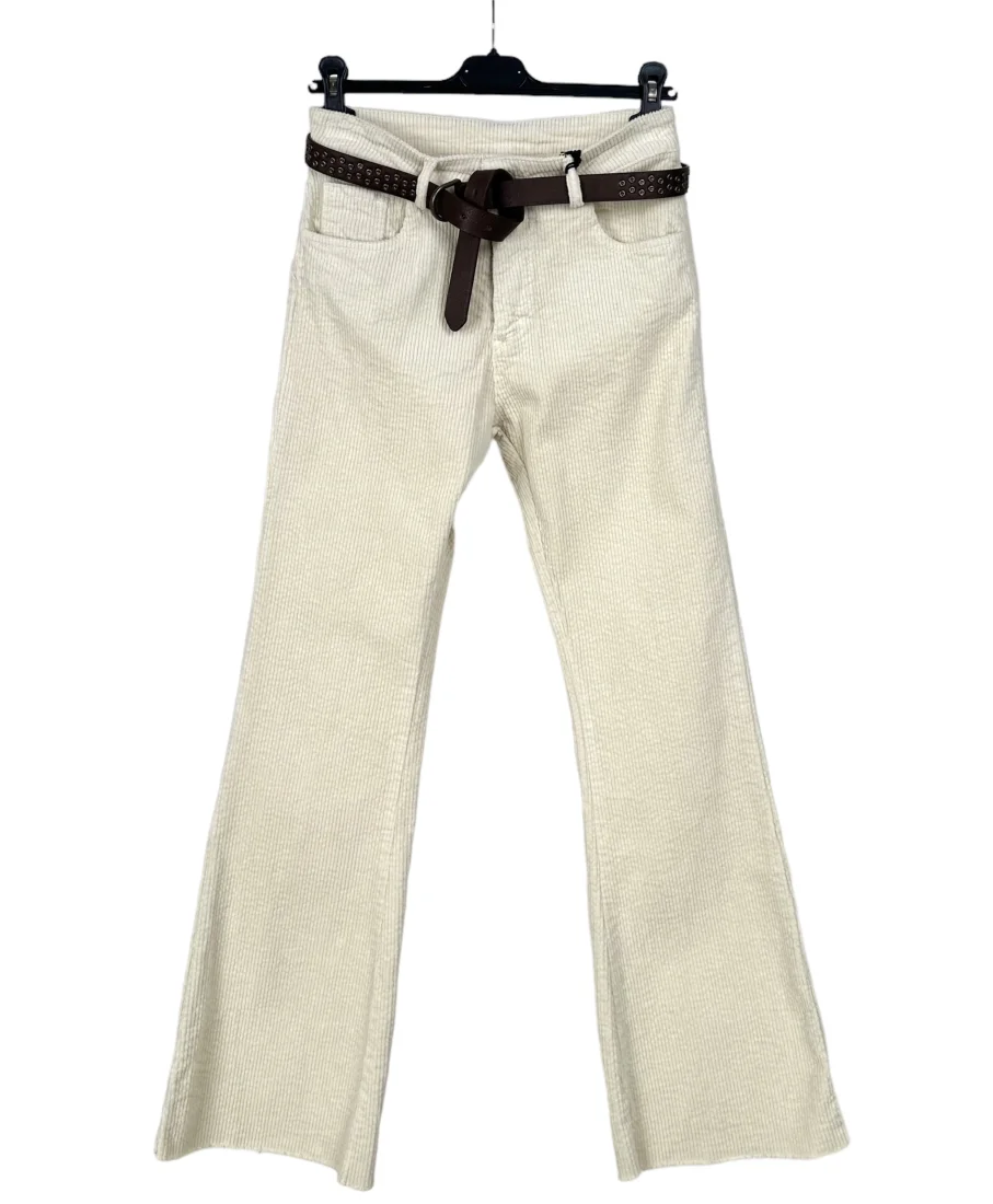 Pantalone zampa in velluto  | Maelle B. Fashionlab 