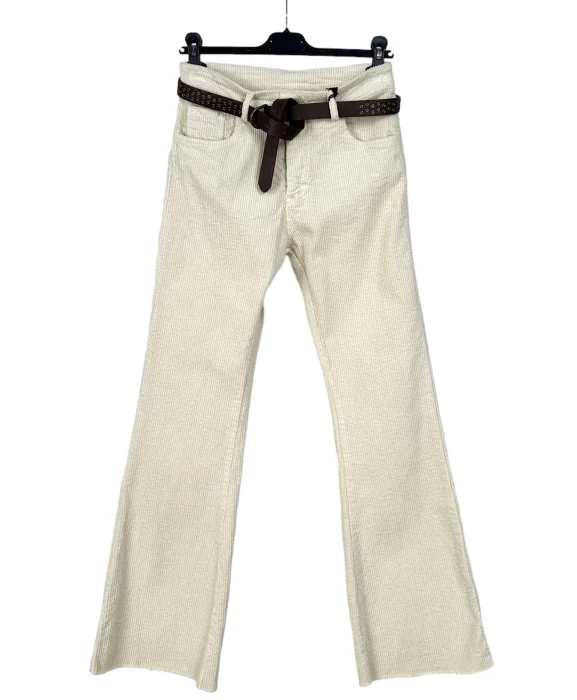 Pantalone zampa in velluto  | Maelle B. Fashionlab 