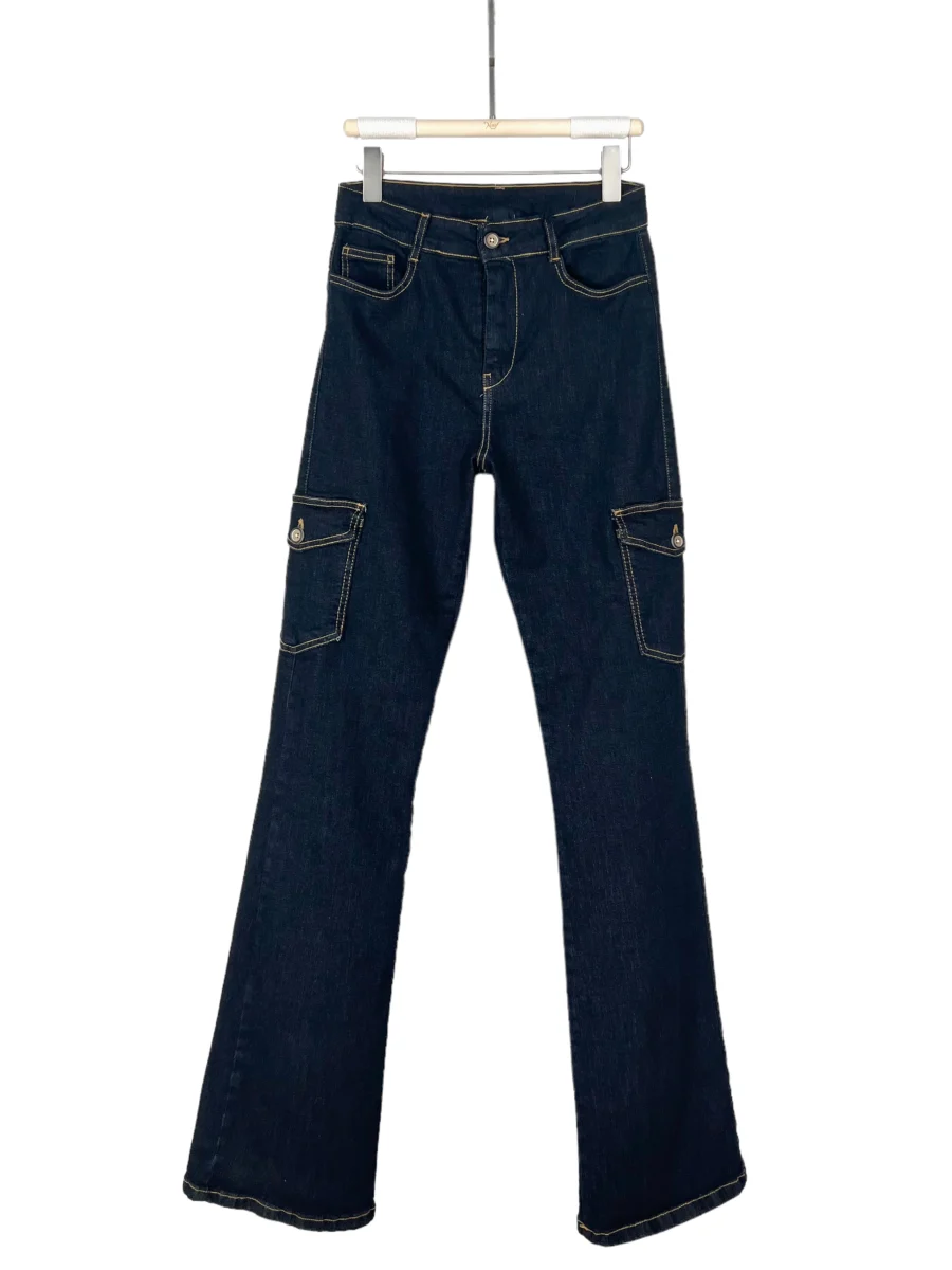 pantalone jeans con tascone | Maelle B. Fashionlab 