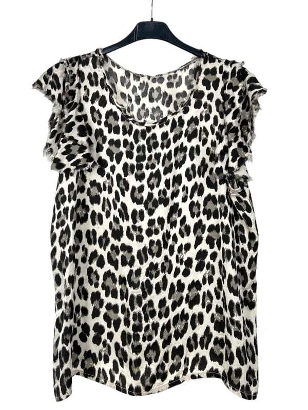 Camicetta in raso con stampa | Maelle B. Fashionlab 