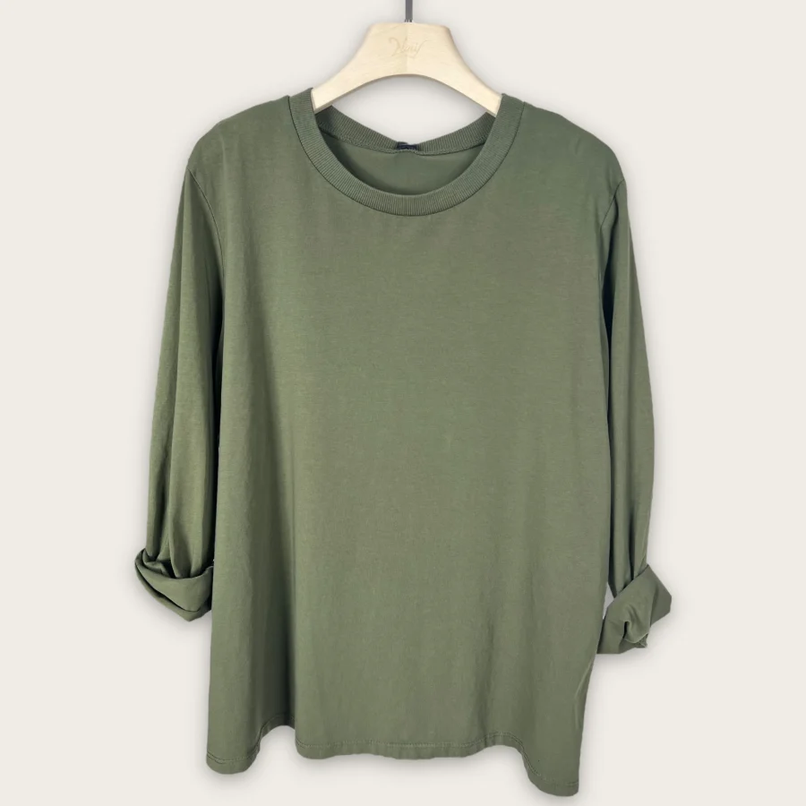 T-shirt manica lunga unito | Maelle B. Fashionlab 