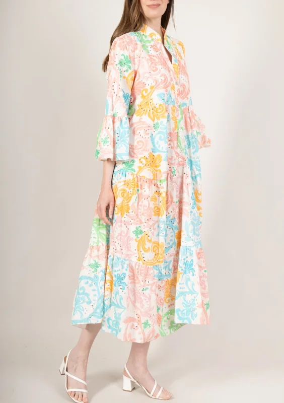 Robe en fleurs brodées  | Vintage Mode