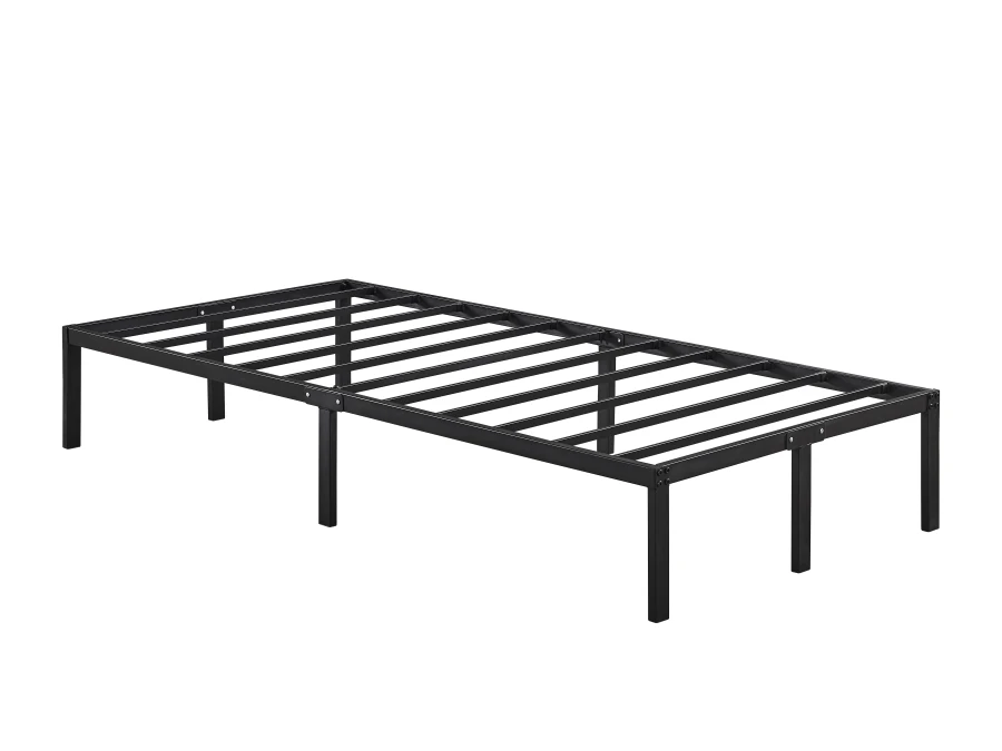 SOMMIER A LATTES NOIR 90X200CM | Eurostore