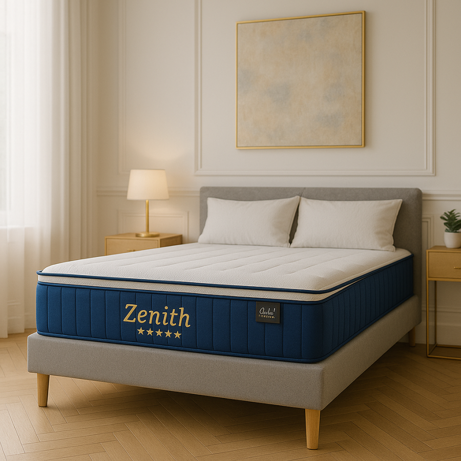 MATELAS A RESORTS AVEC SUR MATELAS ZENITH 160x200x32 | Eurostore