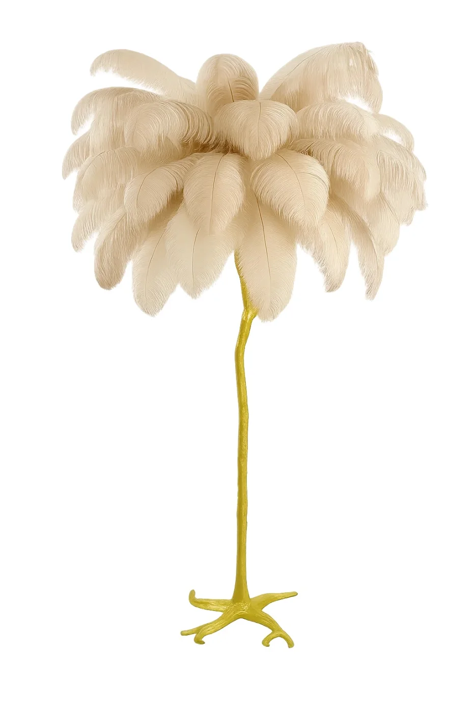 LAMPADAIRE VELONA PLUME  BEIGE 80x170cm | MULTI-AFFAIRES