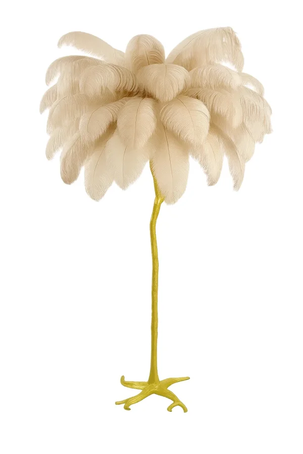 LAMPADAIRE VELONA PLUME  BEIGE 80x170cm | MULTI-AFFAIRES