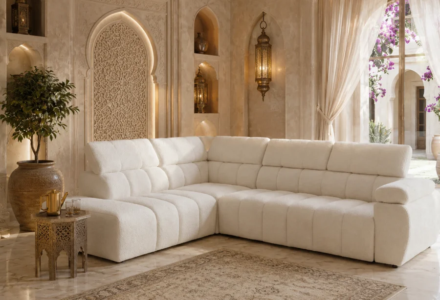 CANAPE D'ANGLE ALZORIA MODULABLE 230x300x78 | MULTI-AFFAIRES
