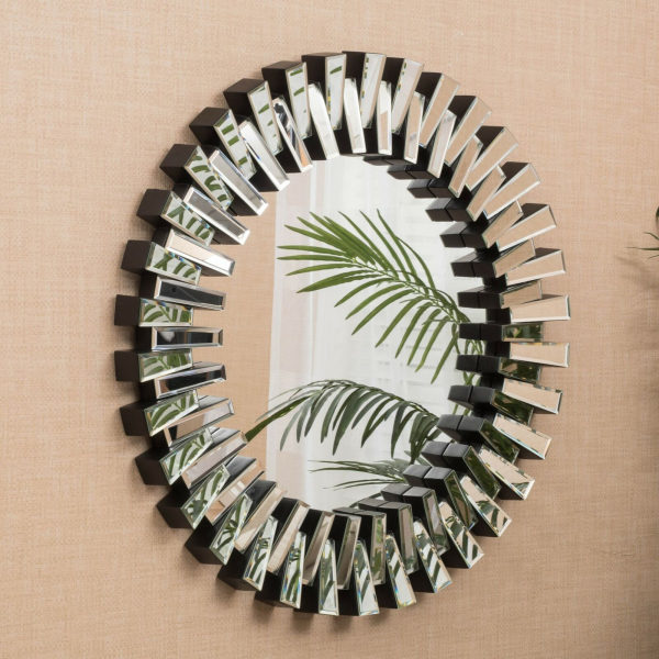 MIROIR ROND SOLEIL NEW 80X80CM | MULTI-AFFAIRES
