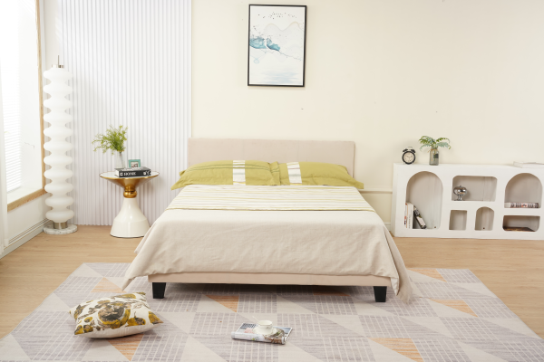 LIT MELBOURNE VELOURS BEIGE 160 x 200cm | MULTI-AFFAIRES
