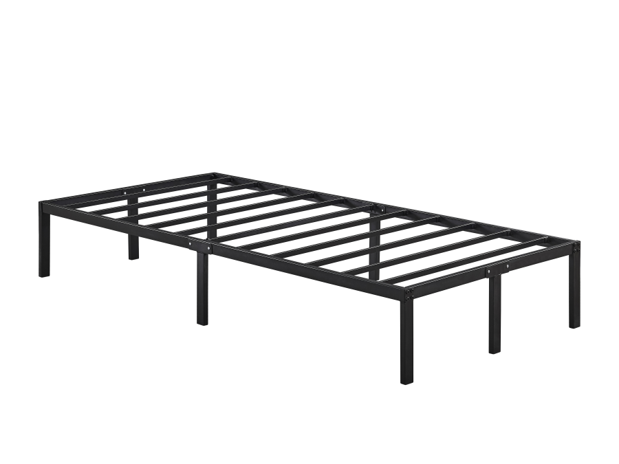 SOMMIER A LATTES NOIR 90X190CM | Eurostore