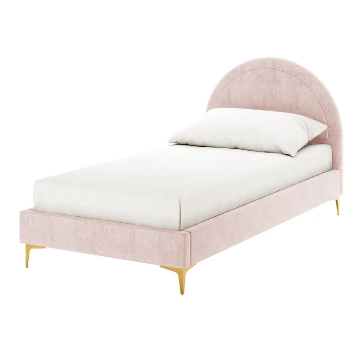LIT ENFANT BOUDOIR ROSE 90x190cm | Eurostore