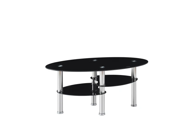 TABLE BASSE GAME NOIR 100x50x45cm | Eurostore