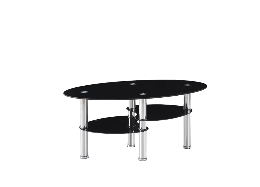 TABLE BASSE GAME NOIR 100x50x45cm | Eurostore