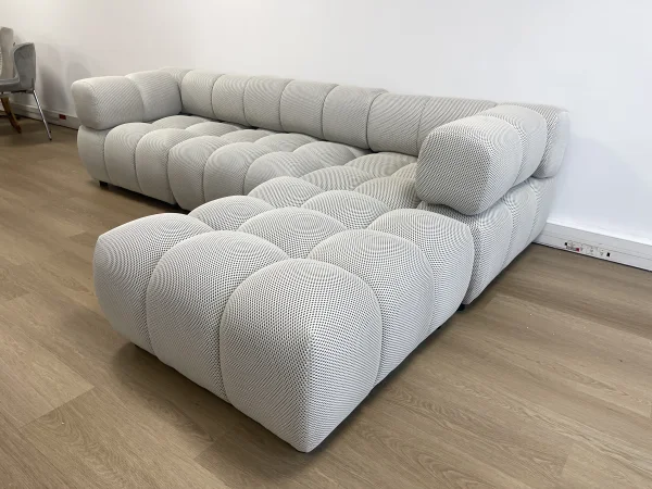 3+1 CANAPE RITZ MODULABLE TISSUS 3D BEIGE 285x190cm | MULTI-AFFAIRES