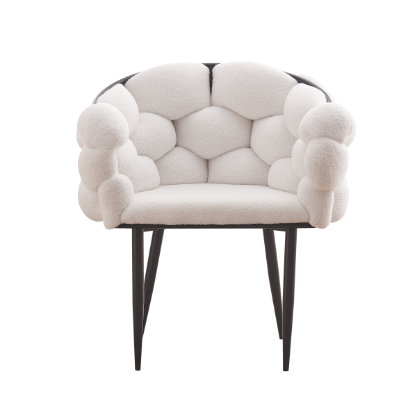 CHAISE BALLON DOUDOU PIED METAL NOIR | MULTI-AFFAIRES