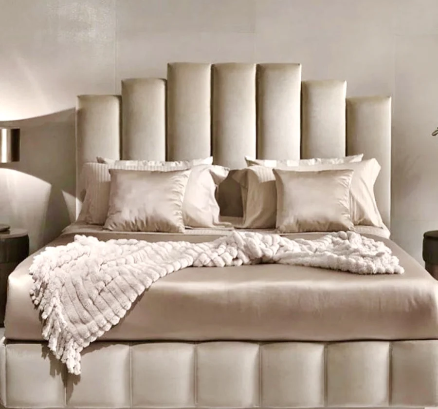 CADRE DE LIT PIYONO BEIGE 140 | MULTI-AFFAIRES
