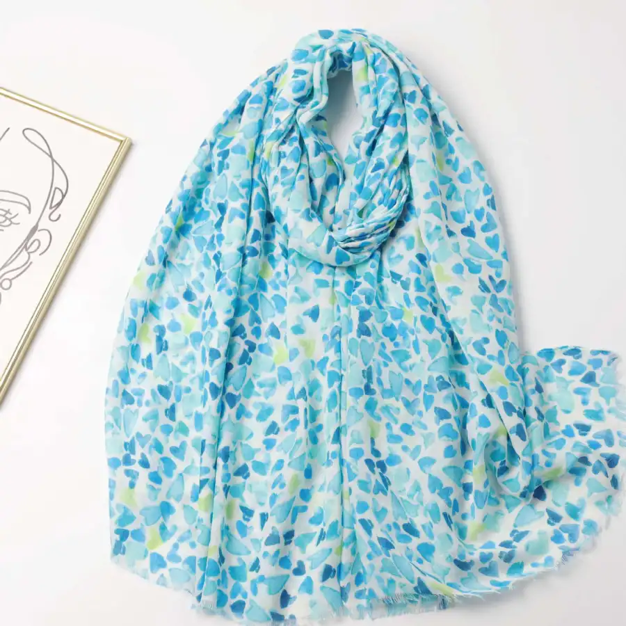 Foulard imprimé cœur | Les Élixirs Parfumés