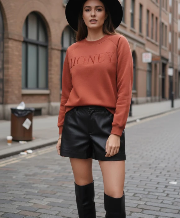 Sweat uni coton HONEY | Valora Select