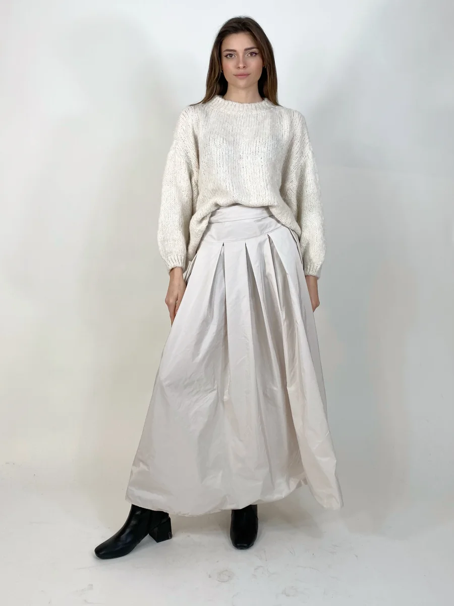 Maglioncino lana mohair misto  | Maelle B. Fashionlab 