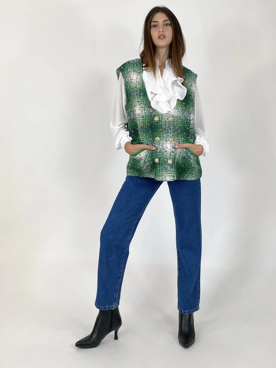 Gilet con bottoni  | Maelle B. Fashionlab 