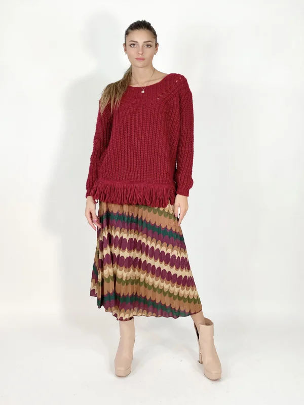 Maglione frange  | Maelle B. Fashionlab 