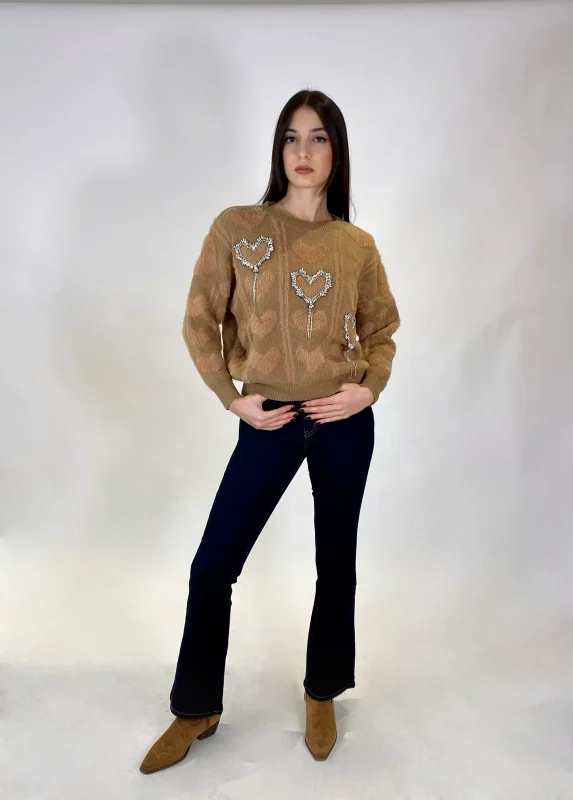 Maglioncini applicazione cuori | Maelle B. Fashionlab 