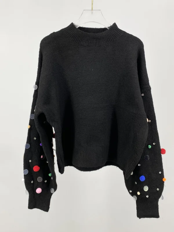 Maglione pon pon | Maelle B. Fashionlab 