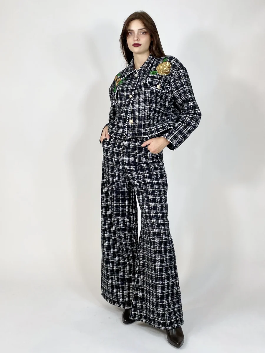 Giacca tweed paillettes  | Maelle B. Fashionlab 