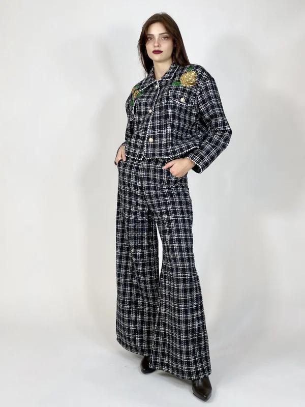 Giacca tweed paillettes  | Maelle B. Fashionlab 